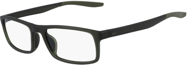 Nike-7119-307-Matte-Sequoia-Medium-Olive-Frame-Matte-Sequoia-Medium-Olive-Lens-Angled-Side-Left